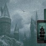 Castle with hazy green overlay, with ebook, book on phone, and paperback book: Because It is Bitter, and Because It Is My Heart, by Squibstress