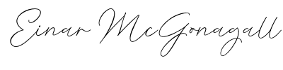 Signature: Einar McGonagall