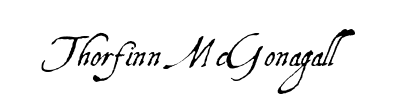 Signature: Thorfinn McGonagall